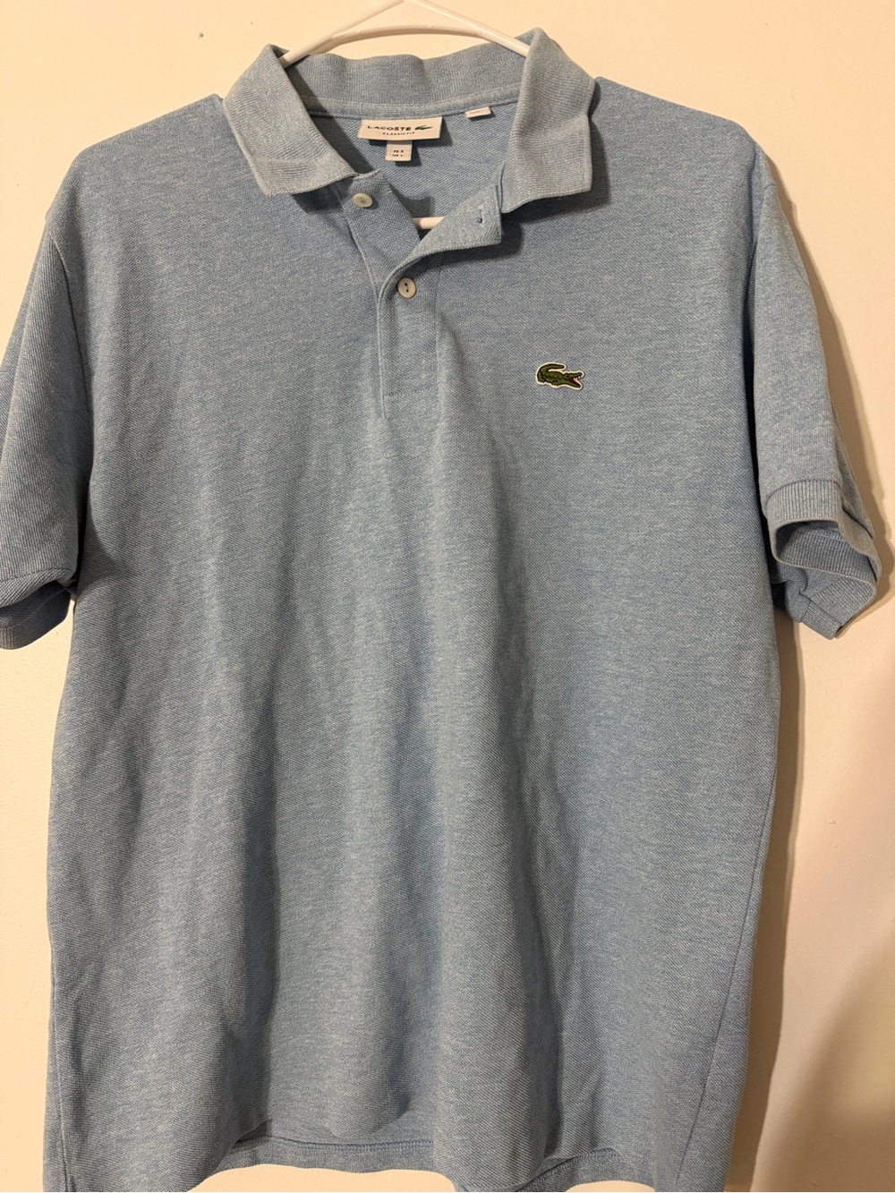 Lacoste Men’s Classic Pique Polo Shirt - Light Blue